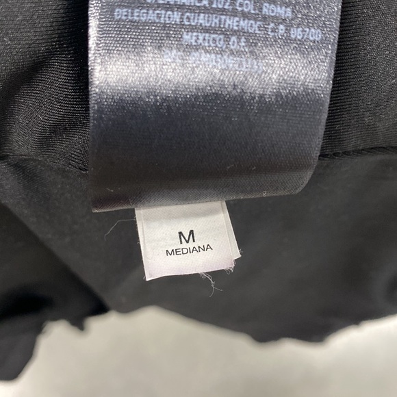 Bebe Halter Crop Top with Vegan Leather trim - Medium - Picture 12 of 15